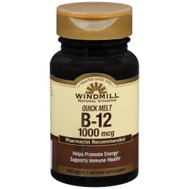 Windmill B12 1000 mcg Melts 100 EA