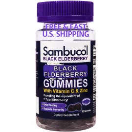 SAMBUCOL BLACK ELDERBERRY Zinc Vit C Boost Immunity DEVELOPED BY A VIROLOGIST