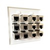 DIYTECH Cat7 Wall Plate - RJ45 Ethernet Wall Outlet, Female