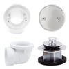 Westbrass Twist & Close Sch. 40 PVC Plumber's Pack with