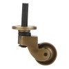 A29 Set of 4 Casters Heavy Duty, Solid Brass Stem
