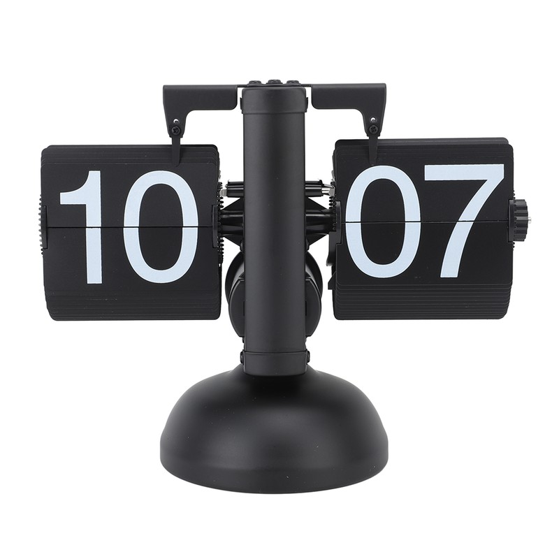 Flip Clock Large Number Battery Powered 304 Stainless Steel Tabletop