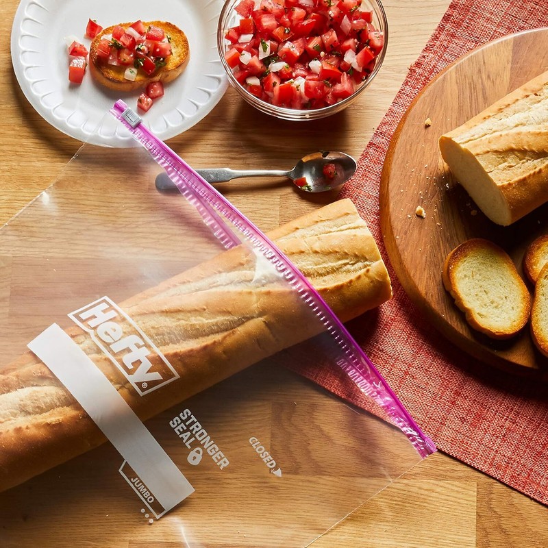 Technology Broker Hefty Slider Freezer Jumbo Storage Bag Hefty Slider