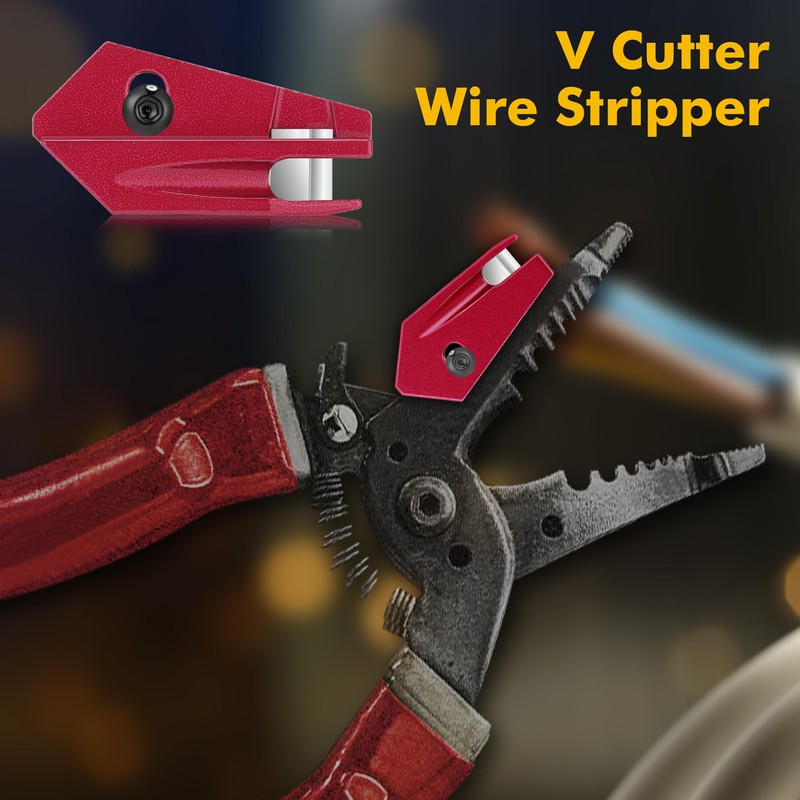 Enhon 2 Pack V Cutter NMSC Cable Stripper, Stainless Steel