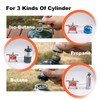 Odoland 5000W Portable Camping Stove Lightweight Camp Stove Collapsible Backpacking