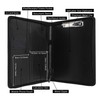 GraduationMall Writing Case A4 Zip Clipboard Business Folder Conference Folder