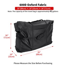 Hengme Rollator Travel Bag - Waterproof Travel Bag for Drive Medical 10257BL-1 Folding Walker Transport Chair Portable Large Duffel Bag Carry Case for Car and Airplane Traveling(35"L x 10"W x 26"H)