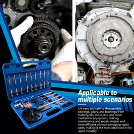 HQSSWUCH 36 in1 Bearing Puller Separator Kit, Inner Bearing Puller Set, Blind Hole Bearing Puller Bearing Removal Tool with Spanner and Socket for Repair Motorbikes Car and Other Machinery.