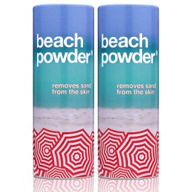 Original Beach Powder (2 x 100g) by Beach Powder | Removes Sand Instantly | Enjoy Wonderfully Smooth Skin | Beach Skin Care - All Natural, Eco-Friendly, Talc Free Powder | Travel & Holiday Accessory