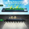 2 Pack Solar Sign Light Dusk to Dawn, 8 LED