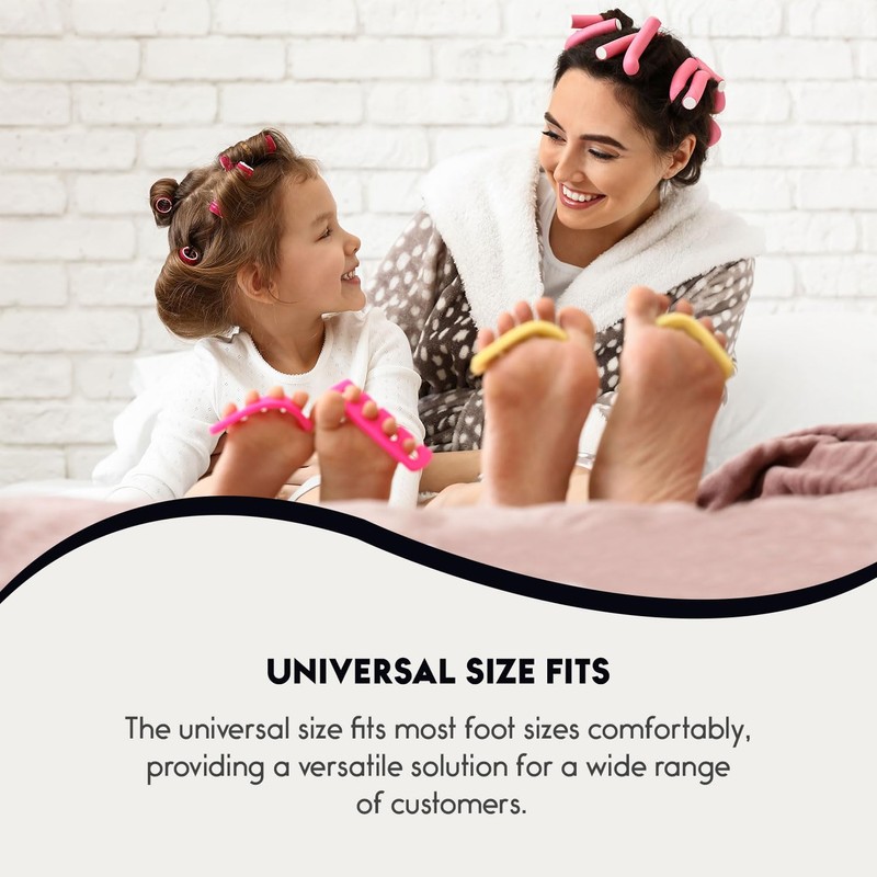 LIKO - Toe Separator 4 Slots Extra Soft Multi Colored