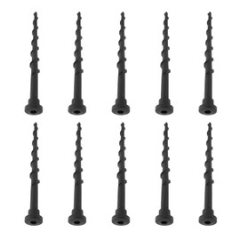 eMagTech Pack of 10 Lawnmower Charging Station Screw Compatible with Husqvarna Automower 105 305 308 Length 13.7 cm Garden Tools Black
