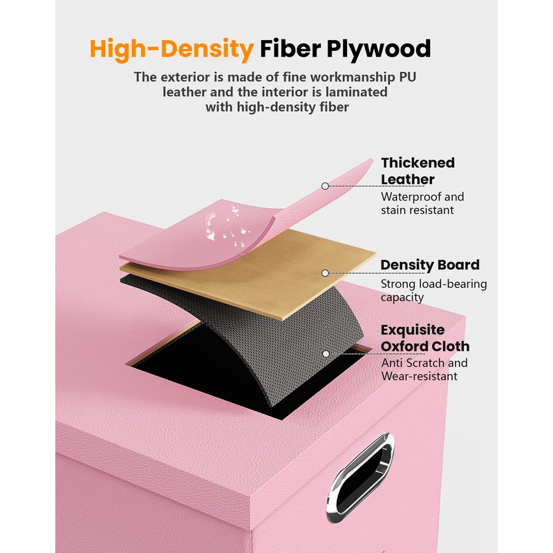 Oterri File Organizer Box,Filing Box with Lid,File Box for Letter/Legal