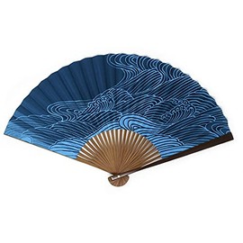 Stylish kimono Iroha Kyoto Fan, Boxed, Kyo Fan, Fragrant, Bamboo 25 Rooms, 7.5 Size, 8.9 inches (22.5 cm), Sobami