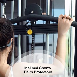 Gym Lifting Palm Grips - Non-Slip Palm Protector Grips Lifting Fitness Pads | Men Women Strength Training Bodybuilding Handguard Mittens for Barbell, Dumbbell