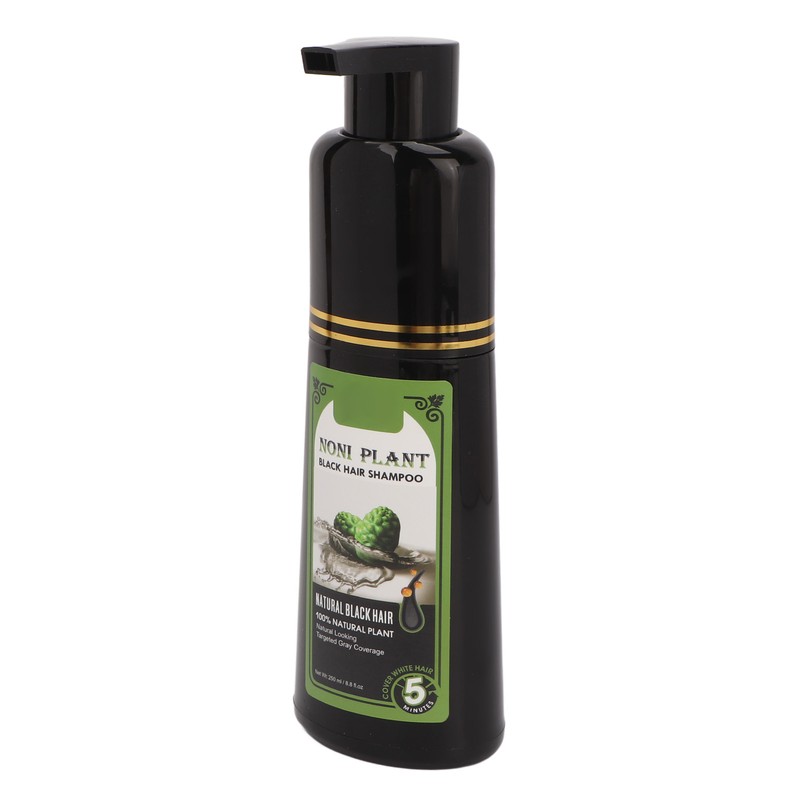 Black Hair Shampoo White Hairs Dye Colouring Quick Dyeing 250ml