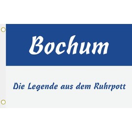 U24 Flagge Fahne Bochum die Legende aus dem Ruhrpott Hissflagge 90 x 150 cm