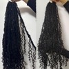 FlowerSeason Pre Crochet Boho Locs Braids Hair Pre Looped With