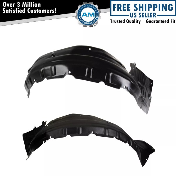 AM Autoparts Inner Fender Liner Set For 2001-2002 Mitsubishi Montero