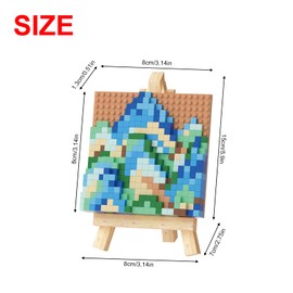 NOOLY World Famous Painting Mini Building Block Set for Home and Office Decoration WKLJM-04 (Rivers and Mountains) 6741