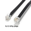Seefeful RJ12 Cable Phone Cord RJ12 6P6C Male to Male