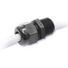 Heyco 3231 LTF 1/2 NPT Black Liquid Tight Fitting NO NUT Series 35 (3231)(Package of 10)