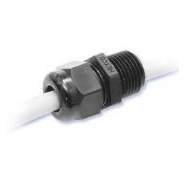 Heyco 3231 LTF 1/2 NPT Black Liquid Tight Fitting NO NUT Series 35 (3231)(Package of 10)