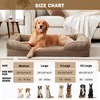 INVENHO Orthopedic Extra Large Dog Bed, XXL Waterproof Dog Sofa,