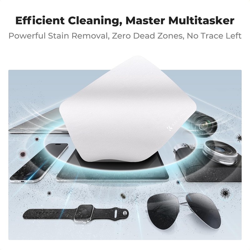 K&F Concept Microfibre Cleaning Cloths for Lenses, Glasses, Screens &