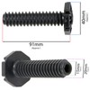 SPARES2GO Adjustable Leg Screw Foot for Currys Essentials Dishwasher CID45B16