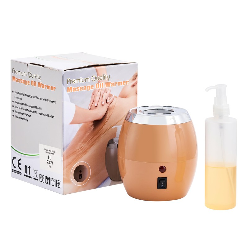 Master Massage Golden Touch Single Bottle Massage Oil Warmer-Professional Massage