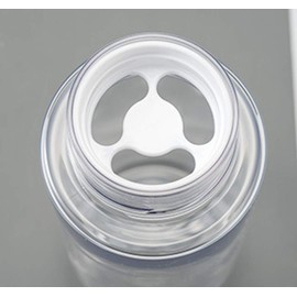 MI Creations My Clear Bottle, Made in Japan, Clear Bottle, Eco Friendly, Includes Inner Stopper, 112.8 fl oz (360 °C), Heatstroke Prevention (16.9 fl oz (500 ml), White)