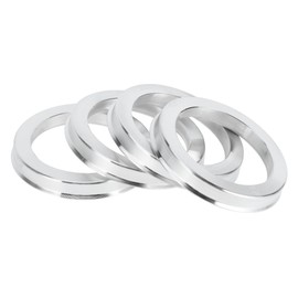 Hub Centric Rings, 56.1mm ID to 73.1mm OD Vehicle Wheel Hubrings Aluminum Alloy, 4 Pcs