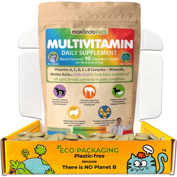 Dog Prenatal Vitamins – Multivitamin, Folic Acid, Calcium, Iron, Minerals