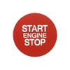 4R Quattroerre.it 2 x START ENGINE STICKERS FOR ALFA GIULIA