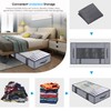 Onlyeasy Foldable Underbed Bags 2 Pack - Blankets Clothes Comforters