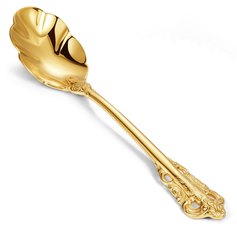 KEAWELL Premium 4-Piece 6" Tea Spoon Set, 18/10 Stainless Steel,