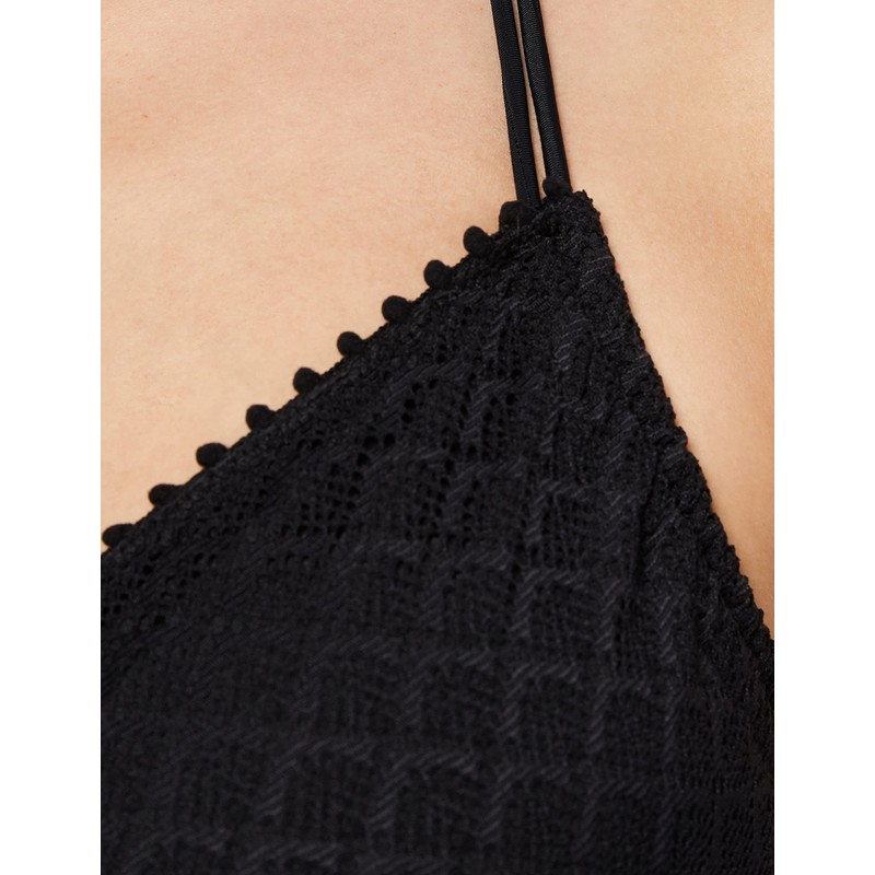 Pour Moi Castaway Underwire One-Piece 34E, Black