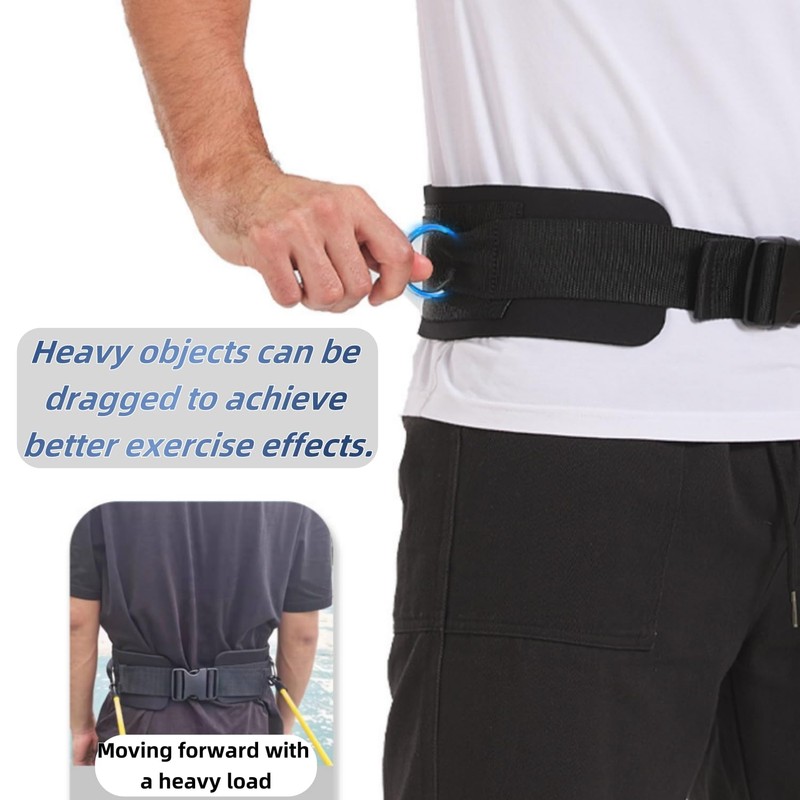 Liyquint Soft Neoprene Padded Belt， weight training belt，with 2 Movable