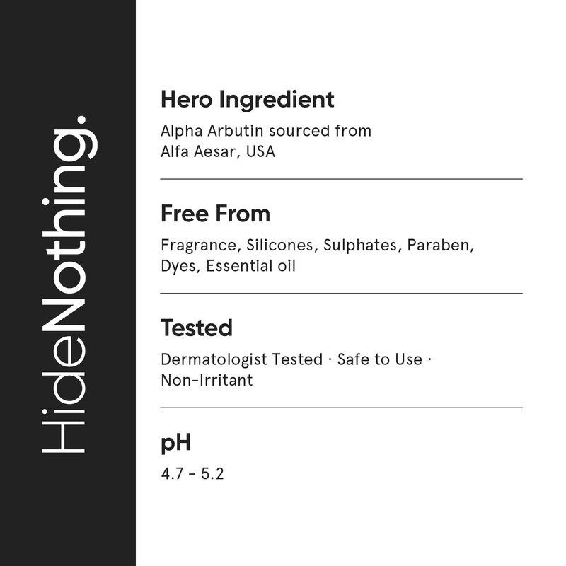 Minimalist 2% Alpha Arbutin Serum for Pigmentation & Dark Spots