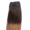 Blonde Clip in Hair Extensions Skin Weft Remy Brazilian Hair