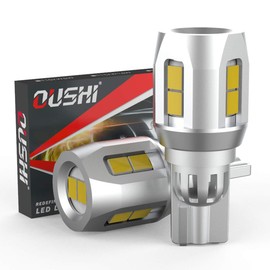 OUSHI T15 LED Reverse Light, Canbus 921 912 W16W 902 904 906 Back Up Reversing Light Extremely Bright 2835 Chipset 12V 6500K Xenon White (Pack of 2)