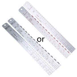Zaagot Stainless Steel Paint Stick Car Paint Proportional Measuring Scale Solvent Resistant Painting Mixing Tool Ruler Stainless Steel