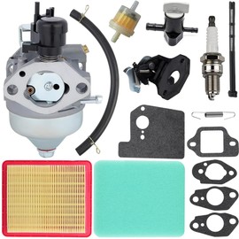 ZAMDOE 16100-Z0Y-M42 Carburetor Kit for Honda GC190 GCV190A GV190LA Engine HRX217 K1 K2 K3 K4 K5 Lawn Mower Engines Replace 16100-Z0Y-813 16100-Z0Y-812, with Air Filter