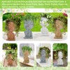 Mannequin Resin Flower Pot Face Flower Pot Garden Decoration