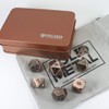 Bronze Metal Dice - Full Polyhedral Set in Presentation Tin