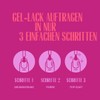 Pink Gellac Black Velvet. Professional Gel Nail Polish Shellac UV