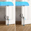 vesaneae Kickdown Door Stop, Heavy Duty Zinc Alloy Easy Step