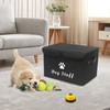 Geyecete Large Storage Boxes - Large Linen Fabric Foldable Storage