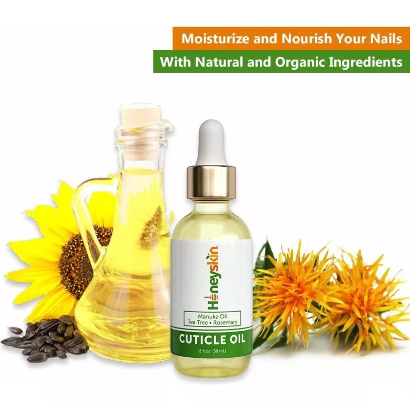 Honeyskin Aceite Nutritivo Para Cutículas, Infusionado Con Miel De Man